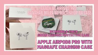 APPLE AIRPODS PRO UNBOXING NA MAY RICHMOND & FINCH GREEN LEOPARD CASE NA MALA HAYOP ANG DATING