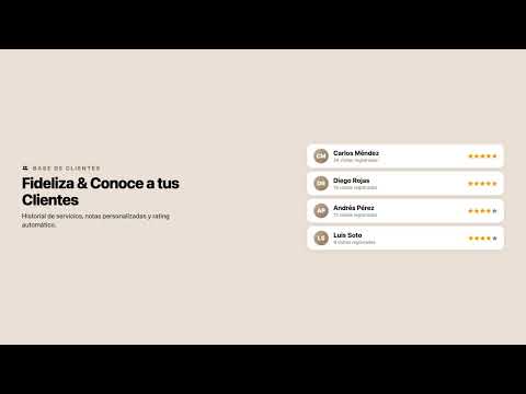 Barber Control Agenda Barbería video thumbnail