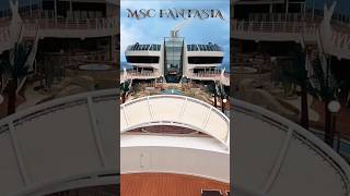 MSC Fantasia 😍 Luxury Cruise Ship You Won’t Believe! #cruiseship #msc #shorts
