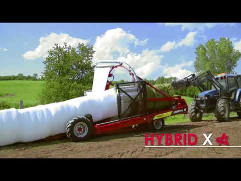 Inline Round Bale Wrappers