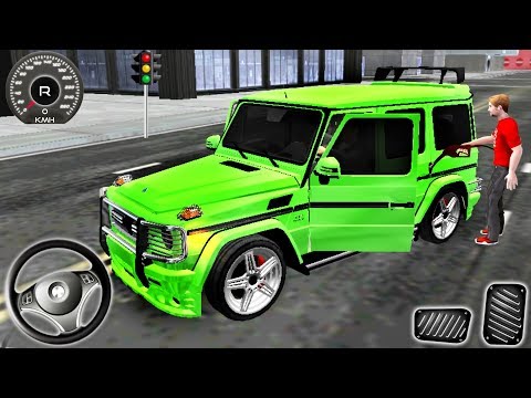 Real Benz G65 Driving Simulator 3D - 4x4 Green Jeep Drive - Android GamePlay