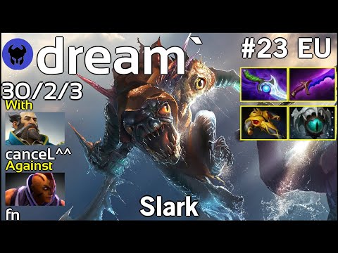 dream` [Empire] plays Slark!!! Dota 2 7.20