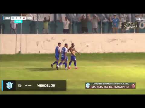 GOL  MARILIA 1X0 SERTÃOZINHO   12 02 2020