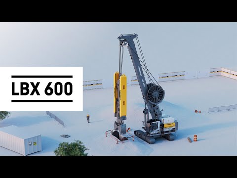 LBX 600 - carrier machine for slurry wall construction | Liebherr