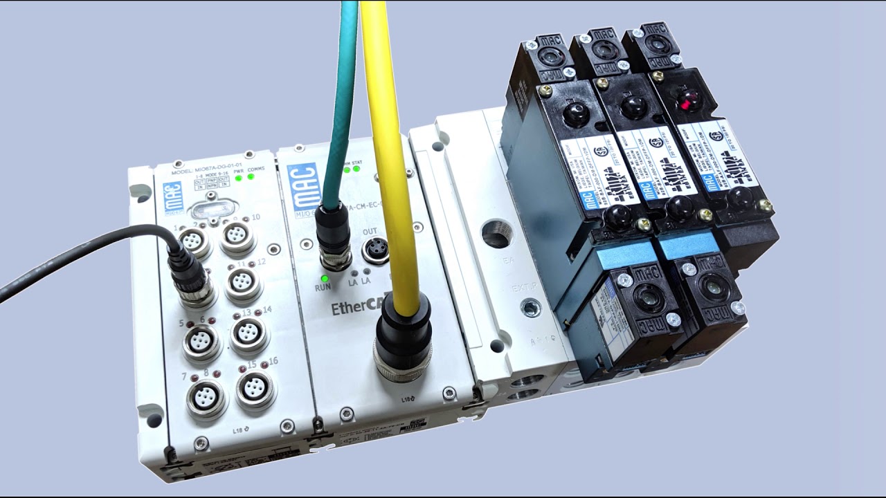 Omron/MAC Valves MI/O-67 Fieldbus Tech Assist Video