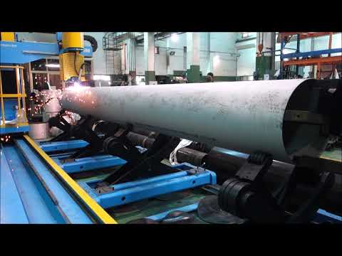 AMG │FSP1500 5 axes Stainless Steel Pipe Bevel Cutting