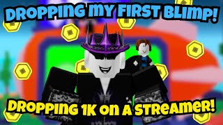 I Dropped my first 10,000 ROBUX in PLS DONATE and THIS Happened💸!