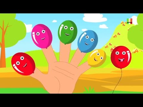 palloncino dito famiglia | rima per bambini | canzone vivaio | Kids Song | Balloon Finger Family