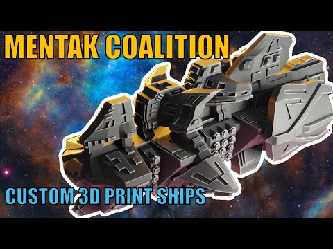 CUSTOM FACTION SHIPS for Twilight Imperium – Mentak Coalition