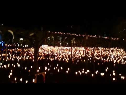 Lourdes militairy procession Ave Maria