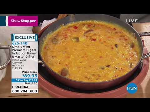 Simply Ming Premiere Digital Induction Burner and Master...