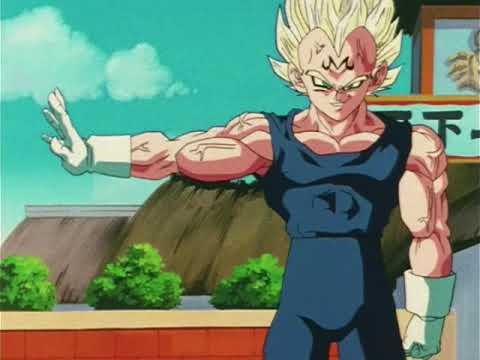 Dragon Box Ocean Dub - Majin Vegeta destroys the Worlds Martial Arts Tournament building