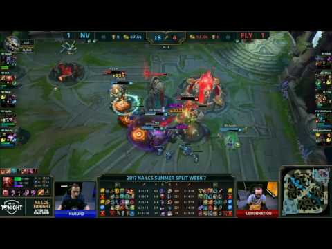 NV vs FLY Highlights Game 3 NA LCS Summer 2017 EnvyUs vs FlyQuest by Onivia