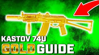 FASTEST WAY TO UNLOCK GOLD KASTOV 74U IN MW2 | GOLD CAMO GUIDE