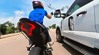 BIKERS SMASHING MIRRORS - The Craziest Motorcycle Moments You Will See