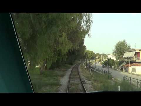 Greek Railways, cab ride from Lianokladi to Lamia
