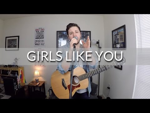 Maroon 5- Girls Like You (Acoustic Loop Pedal Cover)