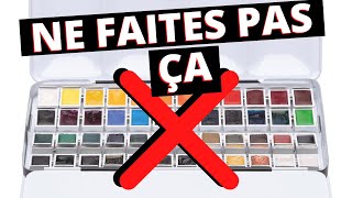 CERCLE CHROMATIQUE - Comment MELANGER les COULEURS à l'aquarelle - TUTO complet