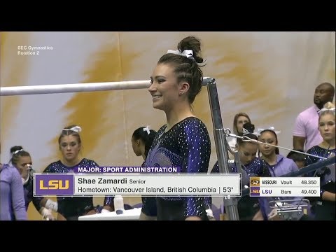 Shae Zamardi (LSU) - Uneven Bars (9.825) - Missouri at LSU 2017