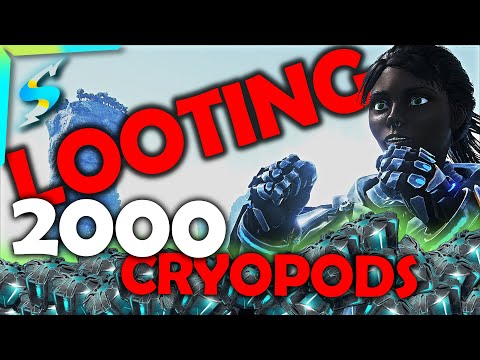 Ark Official Small Tribes | Looting Over 2000+ Cryos From Insane Hidden Base Spot