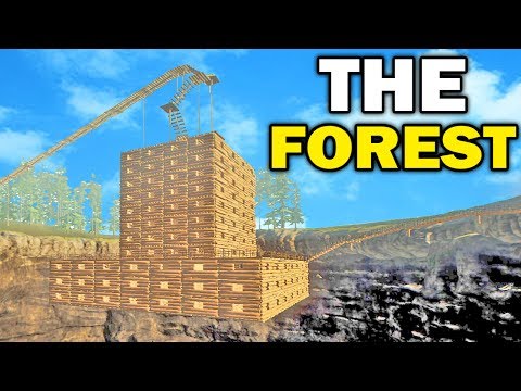 The Forest - Building The CRAZIEST BASE!! The Forest Multiplayer! (The Forest Gameplay) Video
