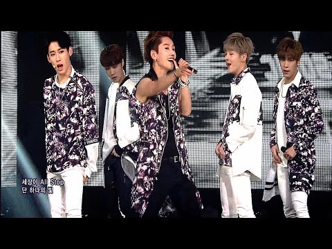 N-Sonic - Black Out @ popular song Inkigayo 150405