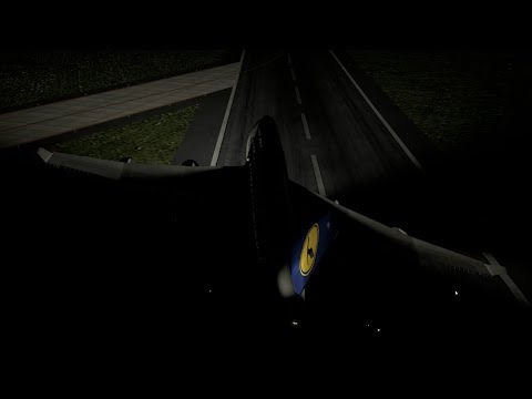 Landing A Plane Without RUNWAY LIGHTS At Night