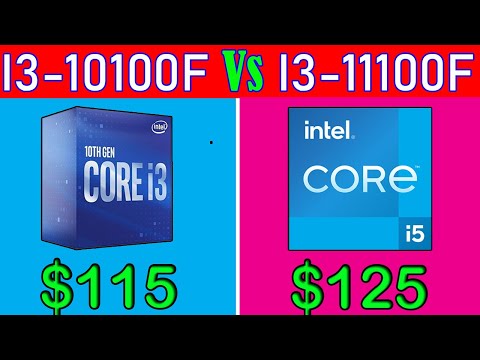 Intel I3-10100F Vs I3-11100F  || 12 Game benchmark in 4K