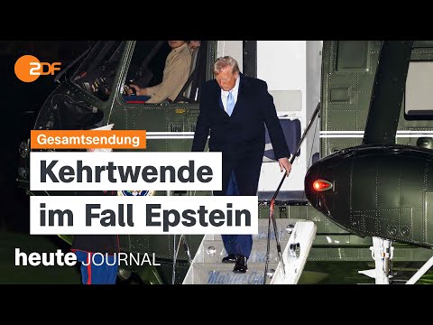 heute journal vom 17.11.25 Trumps Wende im Fall Epstein, Streit um Rentenreform, Klingbeil in China