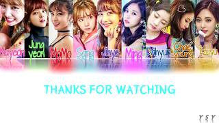 Twice (트와이스) - Sleep tight, Good night (잘자요 굿나잇) [Han/Rom/Eng Lyrics]