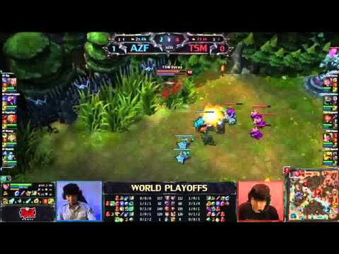 TSM Versus Azubu Frost Game 2 (League of Legends Season 2 World Championship Quarter-Finals