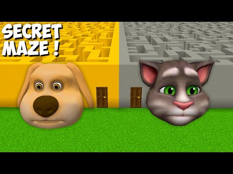 What is the BIGGEST MAZE TO CHOOSE Talking BEN OR TOM MAZE in Minecraft - Gameplay - Coffin Meme