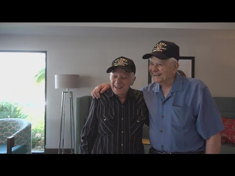 WWII veterans reunite after 75 years of not seeing each other