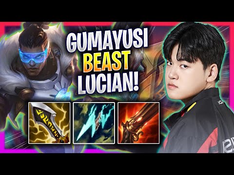 GUMAYUSI IS A BEAST WITH LUCIAN! - T1 Gumayusi Plays Lucian ADC vs Ezreal! | Season 2024