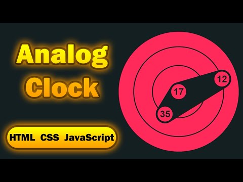 Asmr Programming Triangulate Analog Clock Using Html Css Javascript No Talking