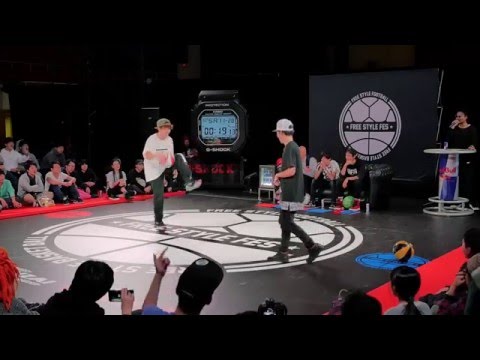 Freestyle Fes 2015 #07 SemiFinal1 TOSHI vs whitea (Freestyle Basketball Battle)