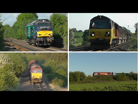68017 to Cornwall, DB Malverns Line Steel, WAG with DB red 67013 and 67022
