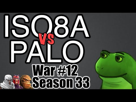 Alliance War Season 33 War 12 ISO8A vs. PALO | MCOC AW