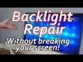 How To Fix White Spots Without Cracking Your LCD Screen LG TV Backlight LED Lenses Repair 50LB5610