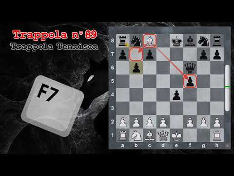 Trappole in Apertura 89 - Scacchi - Trappola Tennison - Gambetto Tennison, Difesa Scandinava