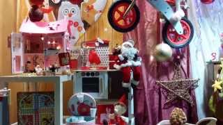 preview picture of video 'Vitrine de Noël au magasin de jouets Gouzmireves.com'