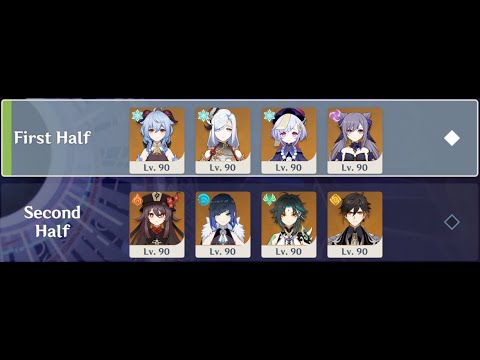 3.2 Spiral Abyss, Liyue 5★ Team - (Floor 12, 9★)