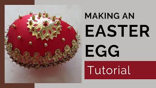 Classic Red and Gold Easter Egg Tutorial