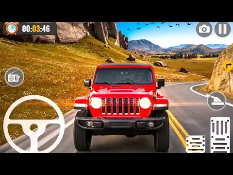 Offroad Jeep Racing Car Simulator Mountain Climb 4x4 Jeep Driving -Android GamePlay