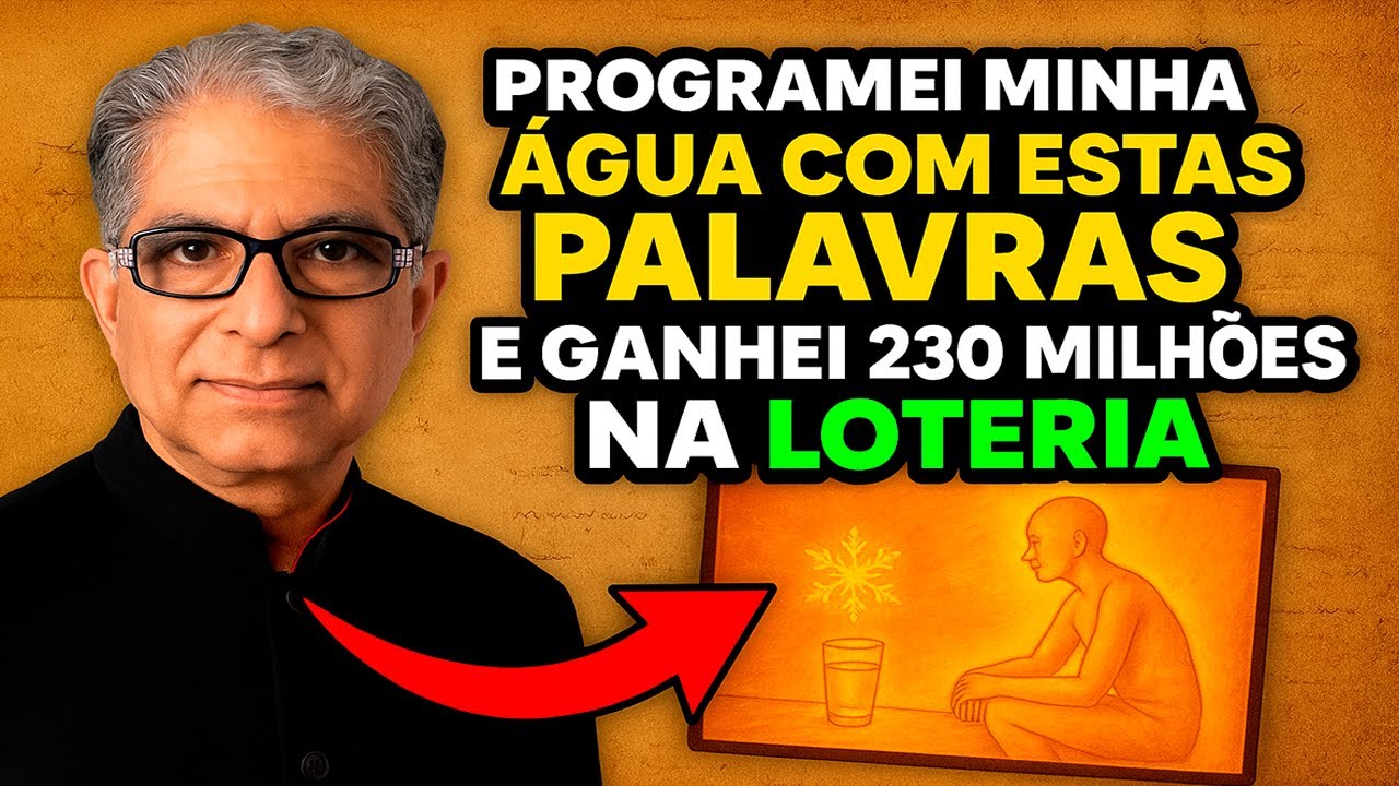 BLESS the WATER YOU DRINK with THESE 5 WORDS and DON'T tell ANYONE Deepak Chopra