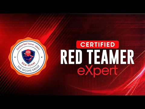 Certified Red Teamer - eXpert