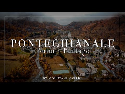 PONTECHIANALE Autumn footage - Drone Shot [DJI Mini 2] - Valle Varaita, Cuneo