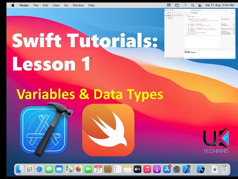 Variable in Swift | Swift Programming Language | Swift Tutorial - 1 (Console & Variables)
