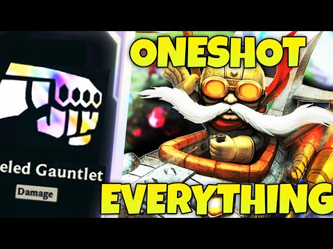 ONESHOT EVERY ROUND - BROKEN DAMAGE - 2v2v2v2 ARENA - League of Legends LoL