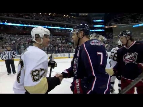 Penguins Mic'd up in the Handshake Line